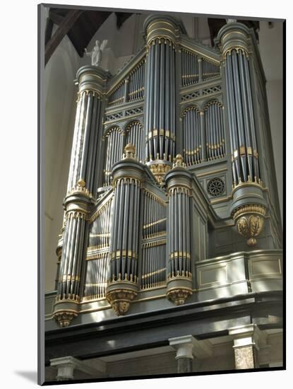 Organ, Oude Kirk (Old Church), Delft, Holland (The Netherlands)-Gary Cook-Mounted Photographic Print