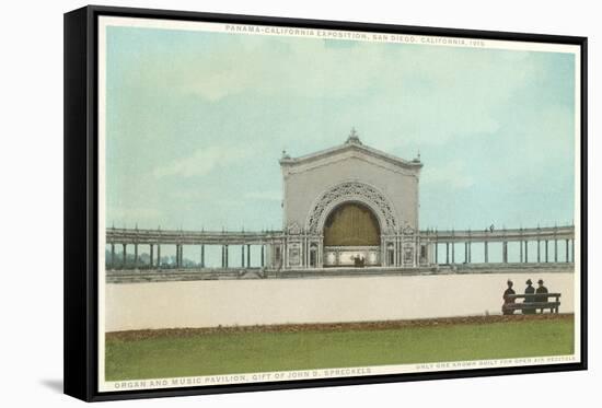 Organ Pavilion, Balboa Park, San Diego, California-null-Framed Stretched Canvas