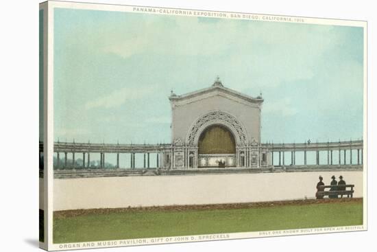 Organ Pavilion, Balboa Park, San Diego, California-null-Stretched Canvas