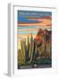 Organ Pipe Cactus National Monument, Arizona-Lantern Press-Framed Art Print