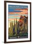 Organ Pipe Cactus National Monument, Arizona-Lantern Press-Framed Art Print