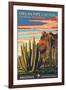 Organ Pipe Cactus National Monument, Arizona-Lantern Press-Framed Art Print