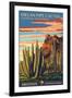 Organ Pipe Cactus National Monument, Arizona-Lantern Press-Framed Art Print