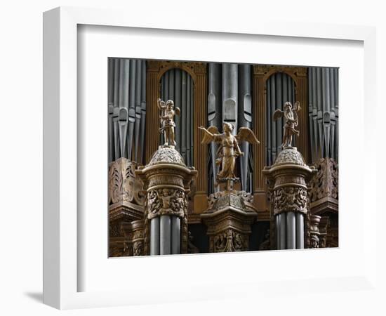 Organ, St. Gatien Cathedral, Tours, Indre-Et-Loire, France, Europe-Godong-Framed Photographic Print