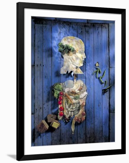 Organic Food, Conceptual Image-Biddle Biddle-Framed Photographic Print