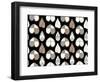 Organic Leaves Blk-Joanne Paynter Design-Framed Giclee Print