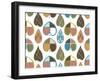 Organic Leaves-Joanne Paynter Design-Framed Giclee Print