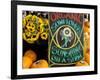 Organic Sunflowers and Pumpkins, Ferry Building Farmer's Market, San Francisco, California, USA-Inger Hogstrom-Framed Photographic Print