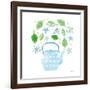 Organic Tea III-Farida Zaman-Framed Art Print