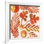 OrganicPatterns    leaves, ferns, fall colors-Robbin Rawlings-Framed Premium Giclee Print