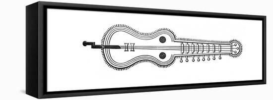 Organistrum, 9th Century-null-Framed Stretched Canvas