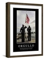 Orgullo. Cita Inspiradora Y Póster Motivacional-null-Framed Photographic Print