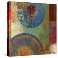 Oribis Blue on Green-Anna Polanski-Stretched Canvas