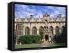 Oriel College, Oxford, Oxfordshire, England, United Kingdom, Europe-Rainford Roy-Framed Stretched Canvas