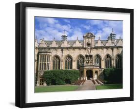 Oriel College, Oxford, Oxfordshire, England, United Kingdom, Europe-Rainford Roy-Framed Photographic Print