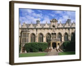 Oriel College, Oxford, Oxfordshire, England, United Kingdom, Europe-Rainford Roy-Framed Photographic Print