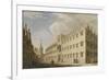 Oriel College, Oxford, with St. Mary's Church in the Distance-Thomas Malton II-Framed Giclee Print