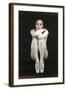 Oriella Dorella Dressed as a Ballet Dancer-Angelo Cozzi-Framed Photographic Print