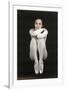 Oriella Dorella Dressed as a Ballet Dancer-Angelo Cozzi-Framed Photographic Print