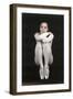 Oriella Dorella Dressed as a Ballet Dancer-Angelo Cozzi-Framed Photographic Print