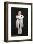 Oriella Dorella Dressed as a Ballet Dancer-Angelo Cozzi-Framed Photographic Print