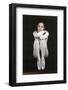 Oriella Dorella Dressed as a Ballet Dancer-Angelo Cozzi-Framed Photographic Print