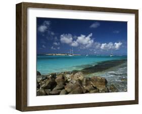 Orient Bay, St. Martin, Caribbean-Greg Johnston-Framed Premium Photographic Print