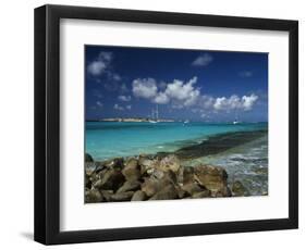 Orient Bay, St. Martin, Caribbean-Greg Johnston-Framed Photographic Print