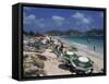 Orient Beach, St. Maarten, Leeward Islands, French West Indies, Caribbean-Mawson Mark-Framed Stretched Canvas