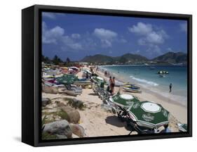 Orient Beach, St. Maarten, Leeward Islands, French West Indies, Caribbean-Mawson Mark-Framed Stretched Canvas