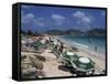 Orient Beach, St. Maarten, Leeward Islands, French West Indies, Caribbean-Mawson Mark-Framed Stretched Canvas