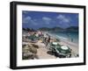 Orient Beach, St. Maarten, Leeward Islands, French West Indies, Caribbean-Mawson Mark-Framed Premium Photographic Print