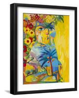 Orient Cat 2-Oxana Zaika-Framed Giclee Print