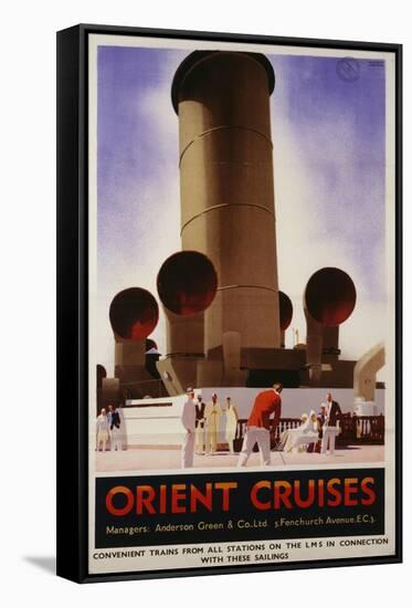 Orient Cruises (Orient Kreuzfahrten)-Andrew Johnson-Framed Stretched Canvas