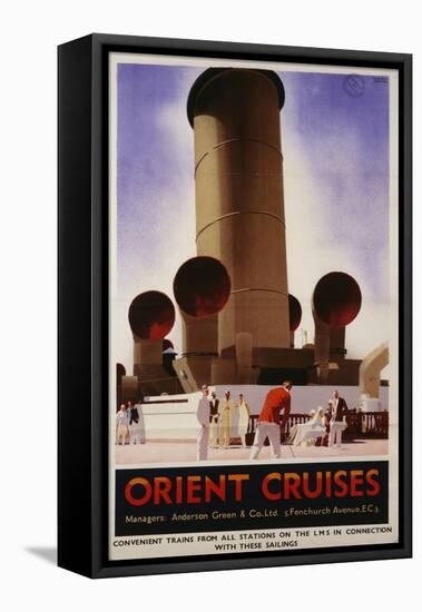 Orient Cruises (Orient Kreuzfahrten)-Andrew Johnson-Framed Stretched Canvas