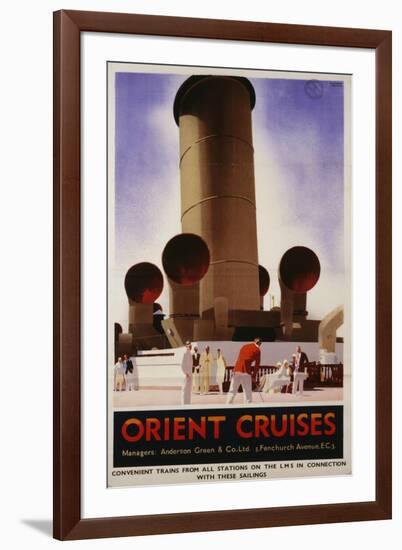 Orient Cruises (Orient Kreuzfahrten)-Andrew Johnson-Framed Giclee Print