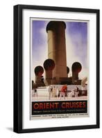 Orient Cruises (Orient Kreuzfahrten)-Andrew Johnson-Framed Premium Giclee Print