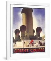 Orient Cruises-Andrew Johnson-Framed Giclee Print