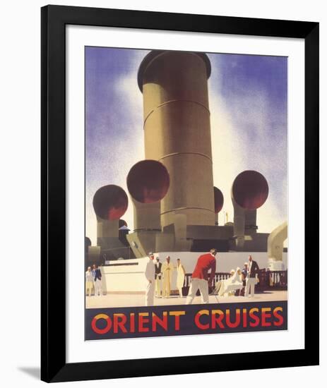 Orient Cruises-Andrew Johnson-Framed Giclee Print