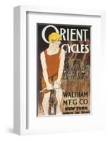 Orient Cycles-Edward Penfield-Framed Premium Giclee Print