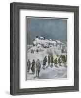 Orient Express Halted-null-Framed Art Print