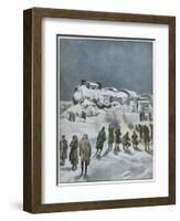 Orient Express Halted-null-Framed Art Print