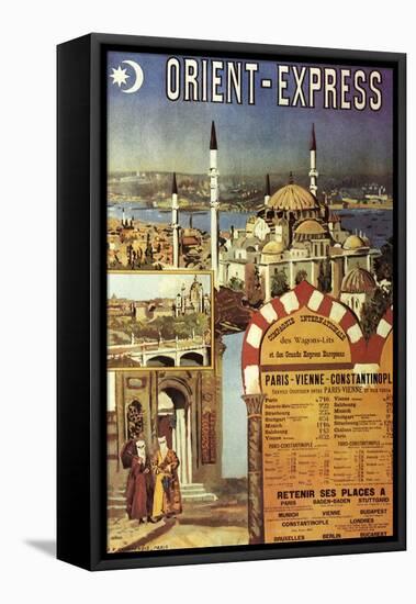 Orient-Express-null-Framed Stretched Canvas