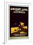 Orient Line Poster, c.1920-English School-Framed Giclee Print