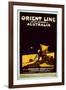 Orient Line Poster, c.1920-English School-Framed Giclee Print