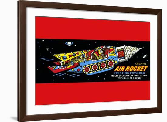 Oriental Air Rocket-null-Framed Art Print