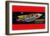 Oriental Air Rocket-null-Framed Art Print