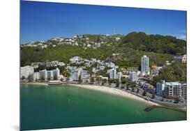 Oriental Bay, and Mt Victoria, Wellington, North Island, New Zealand-David Wall-Mounted Premium Photographic Print