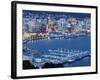 Oriental Bay and Wellington Harbour, Wellington, North Island, New Zealand, Pacific-Kober Christian-Framed Photographic Print