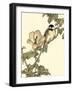 Oriental Bird on Branch I-Vision Studio-Framed Art Print